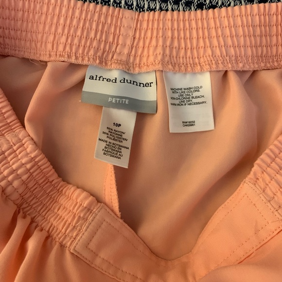 Alfred Dunner peach pants 10P EUC - Picture 4 of 4
